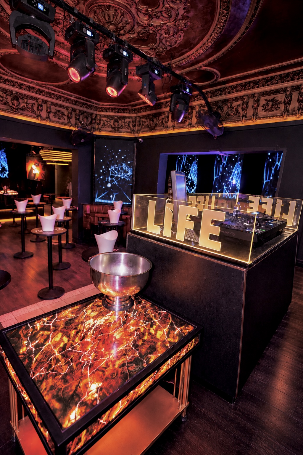 Sound system and speakers at The Life İstanbul